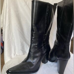 ANTONIO MELANI Black Heeled Boots